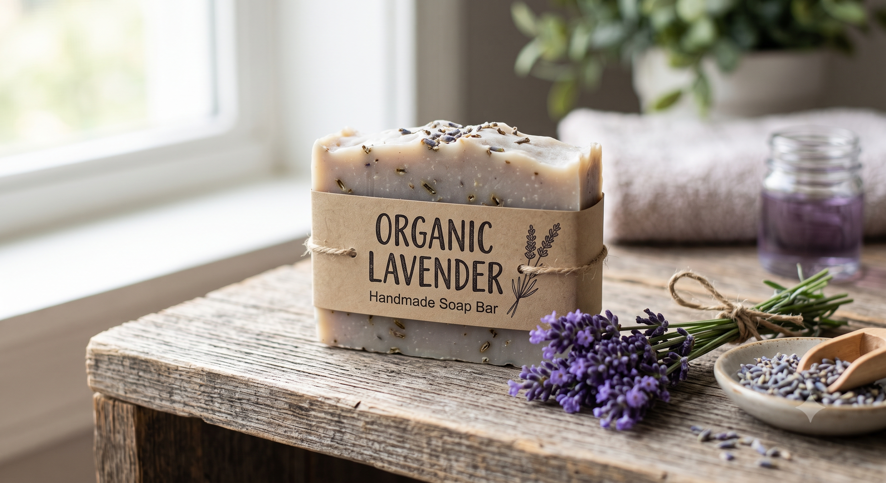 Organic Lavender Soap Bar